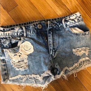 Jean shorts